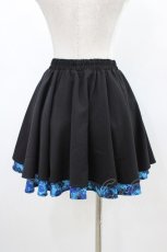 画像2: NieR Clothing / ZIPスカート  黒×青 H-26-03-15-035-PU-SK-KB-ZH (2)