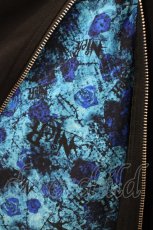 画像3: NieR Clothing / ZIPスカート  黒×青 H-26-03-15-035-PU-SK-KB-ZH (3)