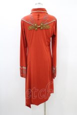 画像2: Ozz oneste / アシメデザインロングシャツ  オレンジ H-26-03-15-038-OO-BL-KB-ZH (2)