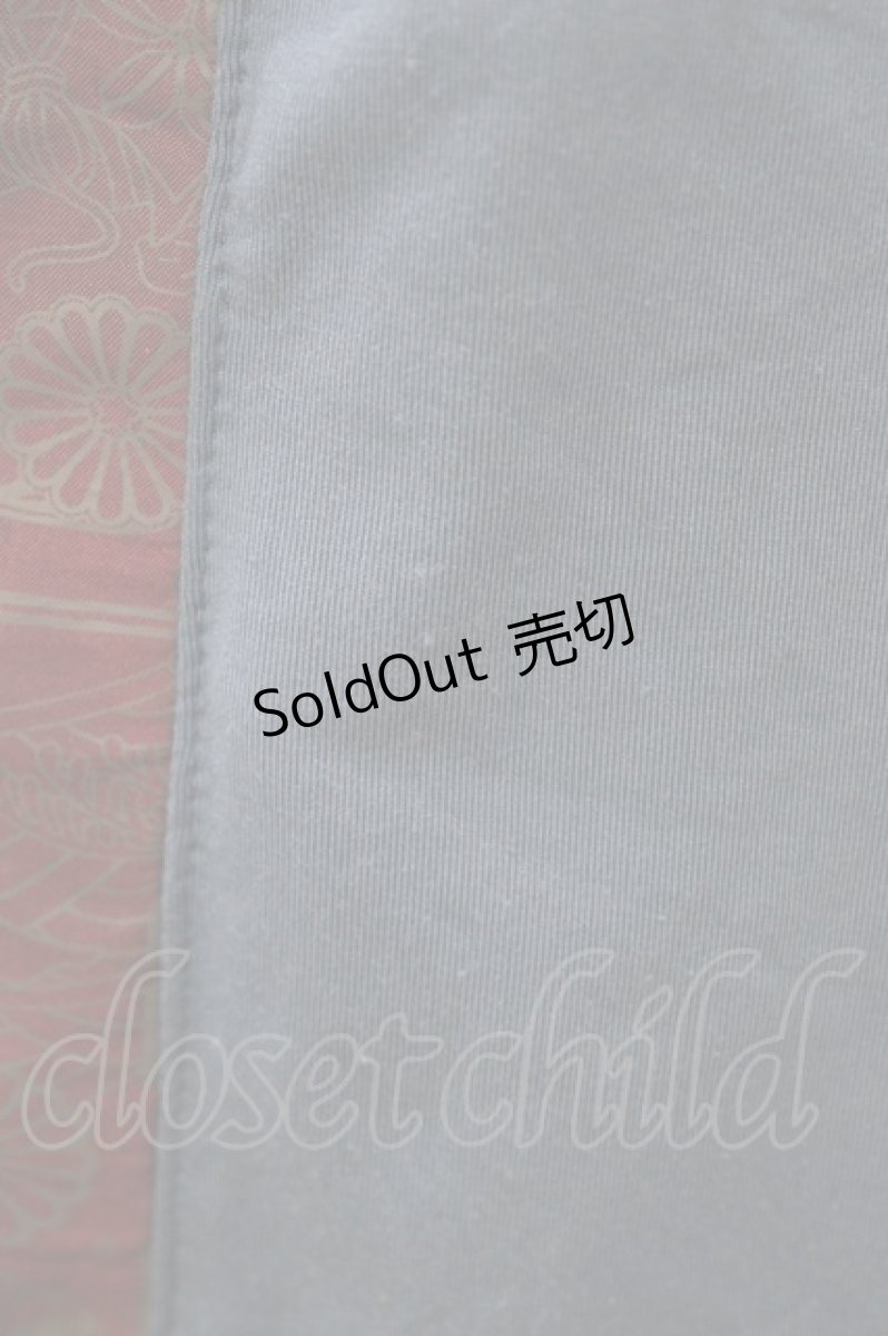 画像4: Ozz oneste / 着物袖カーディガン  青×茶 H-26-03-15-040-OO-TO-KB-ZH (4)