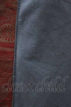 画像4: Ozz oneste / 着物袖カーディガン  青×茶 H-26-03-15-040-OO-TO-KB-ZH