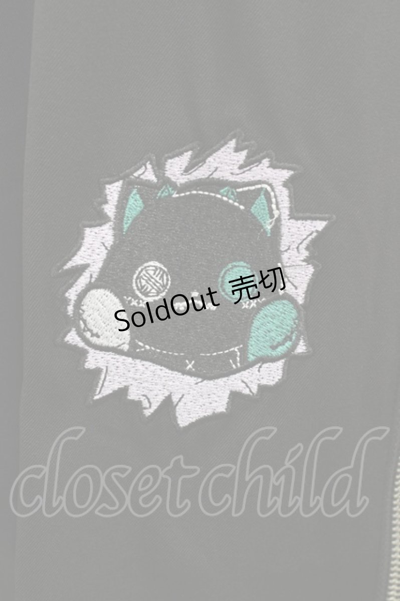 画像3: NieR Clothing / 2WAY SIDE ZIP PANTS  黒×シエル H-26-03-15-005-PU-PA-KB-ZH (3)