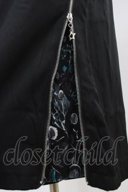 画像4: NieR Clothing / 2WAY SIDE ZIP PANTS  黒×シエル H-26-03-15-005-PU-PA-KB-ZH