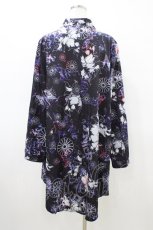 画像2: NieR Clothing / プリント羽織  和柄九尾/黒 H-26-03-15-044-PU-TO-KB-ZH (2)