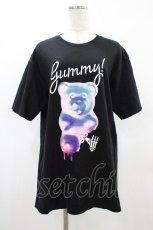 画像1: LISTEN FLAVOR / Gummy Bear Tシャツ  ブラック H-26-03-15-048-PU-TO-KB-ZH (1)