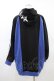 画像2: NieR Clothing / 防寒フードブルゾン  黒×青 H-26-03-15-059-PU-JA-KB-ZH (2)