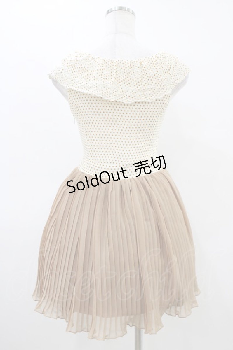 画像2: LIZ LISA / ドット切替ワンピース Free オフ/ブラウン H-26-03-15-1032-LO-OP-NS-ZH (2)