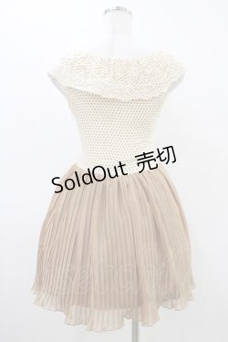 画像2: LIZ LISA / ドット切替ワンピース Free オフ/ブラウン H-26-03-15-1032-LO-OP-NS-ZH