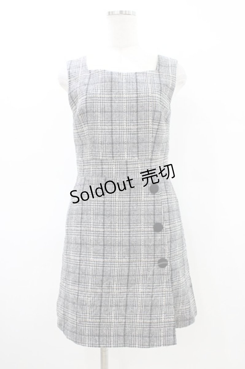 画像1: LODISPOTTO / チェックワンピース S ブラック H-26-03-15-1033-LO-OP-NS-ZH (1)