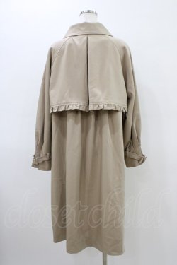 画像2: Fi.n.t / フリル使いステンカラーコート Free beige H-26-03-15-1036-CA-CO-NS-ZH