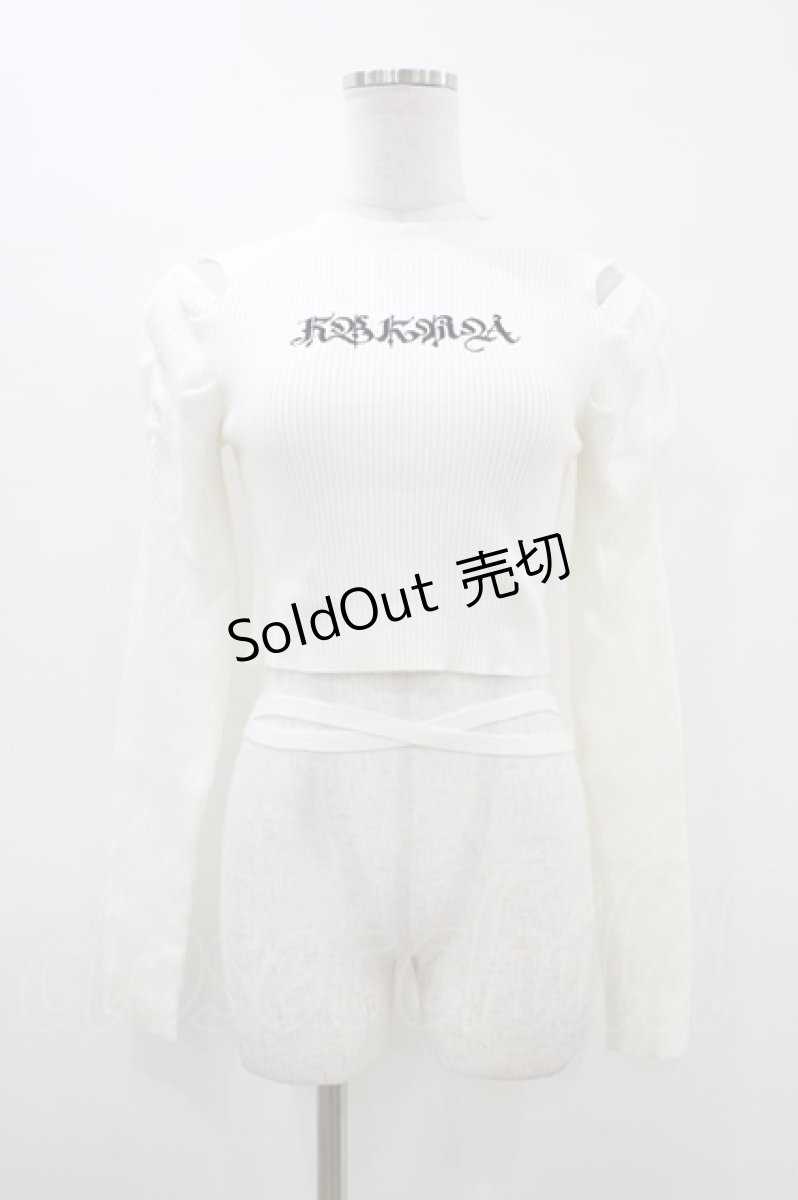 画像1: Ank Rouge / ウエストクロスリブトップス M オフ H-26-03-15-1038-CA-TO-NS-ZH (1)