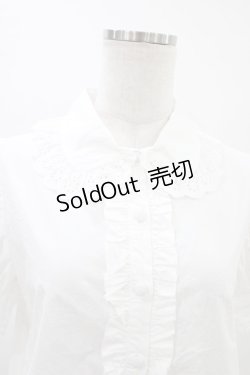 画像3: Ank Rouge / 丸襟ブラウス M オフ H-26-03-15-1042-CA-BL-NS-ZH