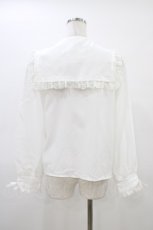 画像2: DearMyLove / 推しリボンテーラードセーラー襟ブラウス M オフ H-26-03-15-1043-EL-BL-NS-ZH (2)