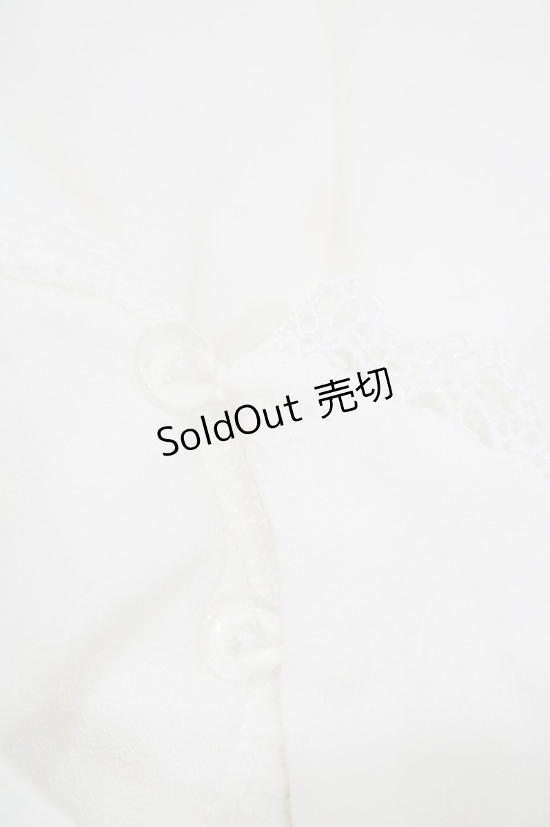 画像4: DearMyLove / 推しリボンテーラードセーラー襟ブラウス M オフ H-26-03-15-1043-EL-BL-NS-ZH (4)