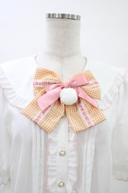 画像3: Amavel / バイカラーメローフリルブラウス Free オフ H-26-03-15-1044-CA-BL-NS-ZH