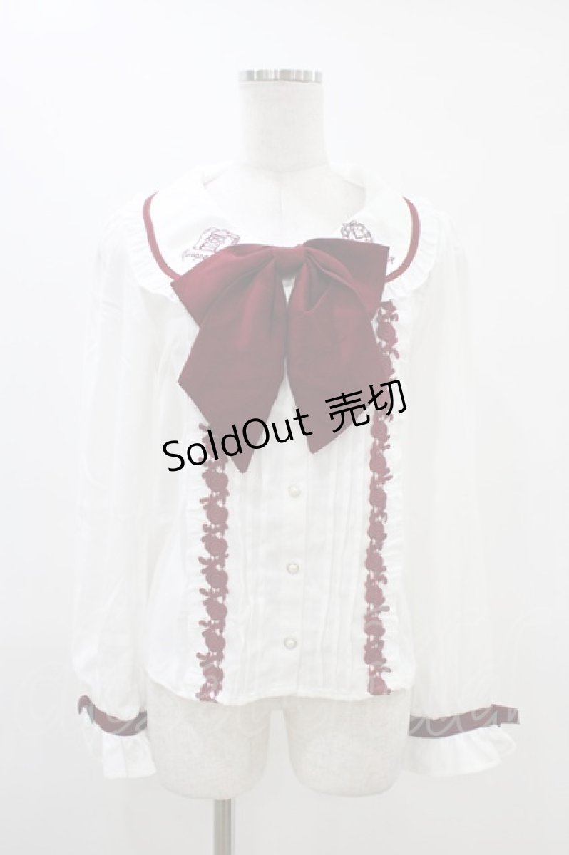 画像1: LIZ LISA / European Time Trip刺繍ブラウス Free オフ H-26-03-15-1048-LO-BL-NS-ZH (1)