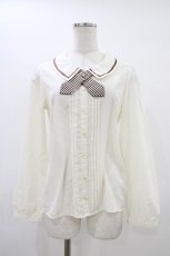 画像1: Amavel / ストライプブラウス Free アイボリー H-26-03-15-1049-CA-BL-NS-ZH (1)