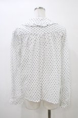 画像2: Nile Perch / ドットフリルブラウス Free オフ/ブルー H-26-03-15-1054-LO-BL-NS-ZH (2)