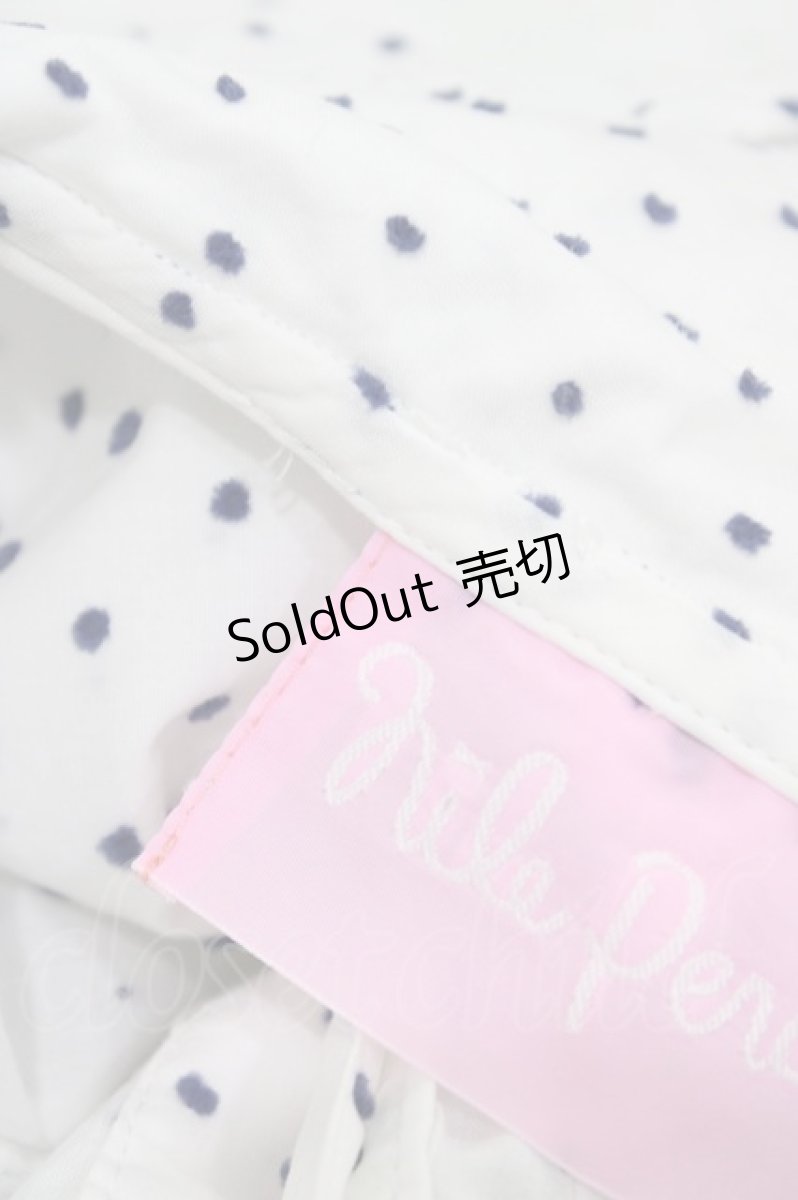 画像4: Nile Perch / ドットフリルブラウス Free オフ/ブルー H-26-03-15-1054-LO-BL-NS-ZH (4)