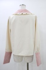 画像2: CHIP CLIP / 五月アイ/Cheese Bear/AIピンタックブラウス L アイボリー×ピンク H-26-03-15-1055-PU-BL-YZ-ZH (2)