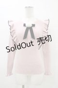 Secret Honey / ポンポンリボンニット Free ピンク H-26-03-15-1058-CA-TO-NS-ZH