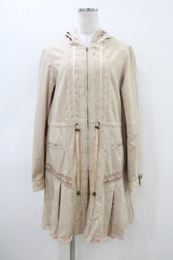 画像1: axes femme / フードタックブルゾン M ベージュ H-26-03-15-1060-AX-JA-NS-ZH