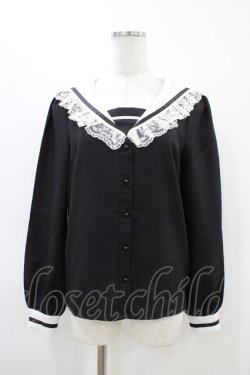 画像1: MA*RS / セーラーブラウス Free ブラック H-26-03-15-1061-EL-BL-NS-ZH