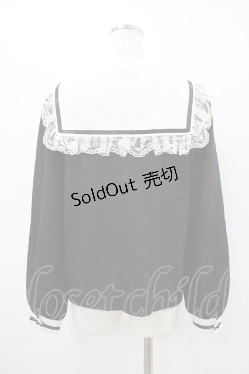 画像2: MA*RS / セーラーブラウス Free ブラック H-26-03-15-1061-EL-BL-NS-ZH (2)