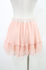 画像2: LIZ LISA / ドットチュールプリーツスカパン Free ピンク H-26-03-15-1008-LO-PA-NS-ZH (2)