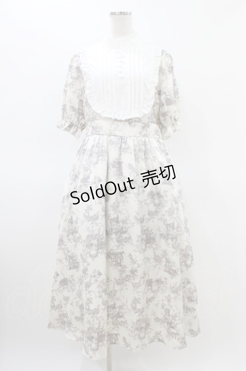 画像1: m petit by misako / トワルドジュイワンピース L オフ H-26-03-15-1012-LO-OP-NS-ZH (1)