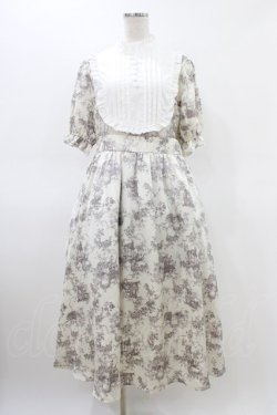 画像1: m petit by misako / トワルドジュイワンピース L オフ H-26-03-15-1012-LO-OP-NS-ZH