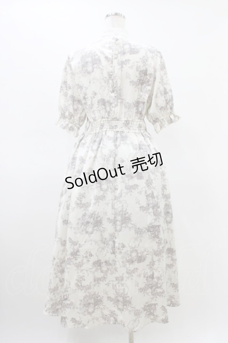 画像2: m petit by misako / トワルドジュイワンピース L オフ H-26-03-15-1012-LO-OP-NS-ZH (2)