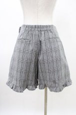 画像2: Ank Rouge / チェックフリルパンツ M ブラック H-26-03-15-1002-CA-PA-NS-ZH (2)