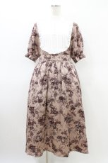 画像1: m petit by misako / トワルドジュイワンピース L ピンク H-26-03-15-1015-LO-OP-NS-ZH (1)