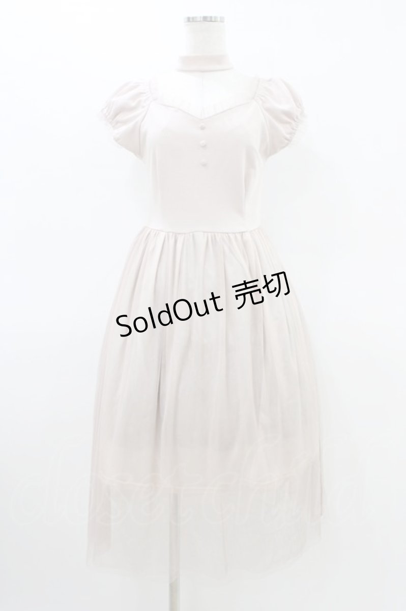 画像1: Ank Rouge / チョーカーネックカットワンピース M ピンク H-26-03-15-1018-CA-OP-NS-ZH (1)