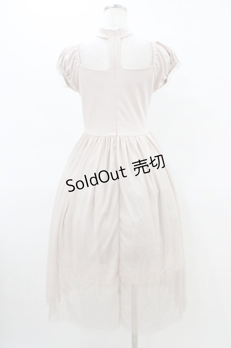 画像2: Ank Rouge / チョーカーネックカットワンピース M ピンク H-26-03-15-1018-CA-OP-NS-ZH (2)