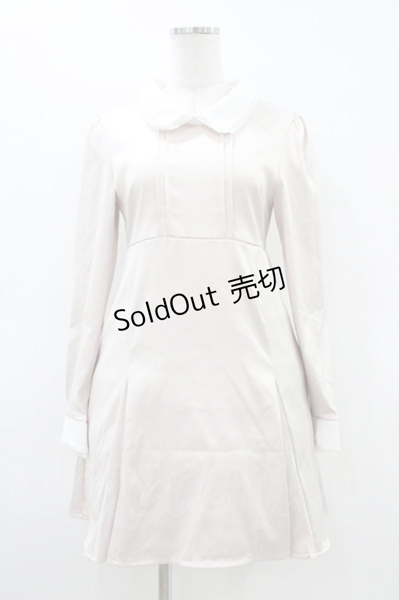 画像1: Bubbles / サテン丸襟ワンピース F ベージュ H-26-03-15-1022-CA-OP-YZ-ZH (1)