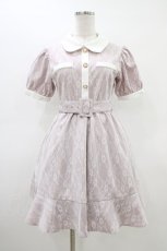 画像1: evelyn / レースフレアワンピース Free ピンク H-26-03-15-1023-LO-OP-NS-ZH (1)