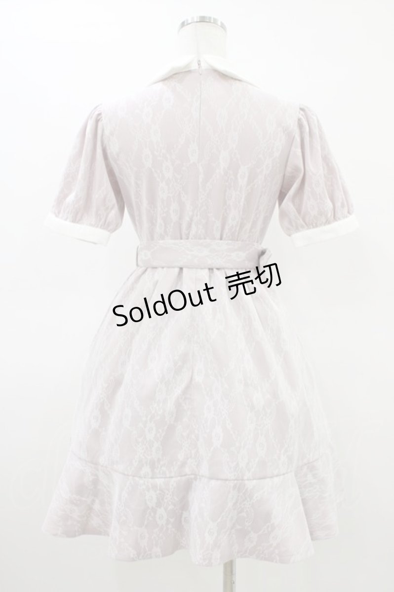 画像2: evelyn / レースフレアワンピース Free ピンク H-26-03-15-1023-LO-OP-NS-ZH (2)