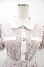 画像3: evelyn / レースフレアワンピース Free ピンク H-26-03-15-1023-LO-OP-NS-ZH (3)