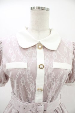 画像3: evelyn / レースフレアワンピース Free ピンク H-26-03-15-1023-LO-OP-NS-ZH