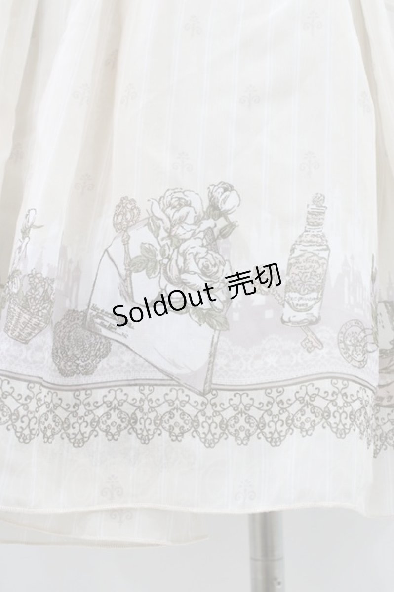 画像3: axes femme / メルヘン柄ノースリチュニ M アイボリー H-26-03-15-1027-AX-OP-NS-ZH (3)