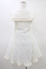 画像2: LIZ LISA / セーラー襟レースワンピース Free オフ H-26-03-15-1029-LO-OP-NS-ZH (2)