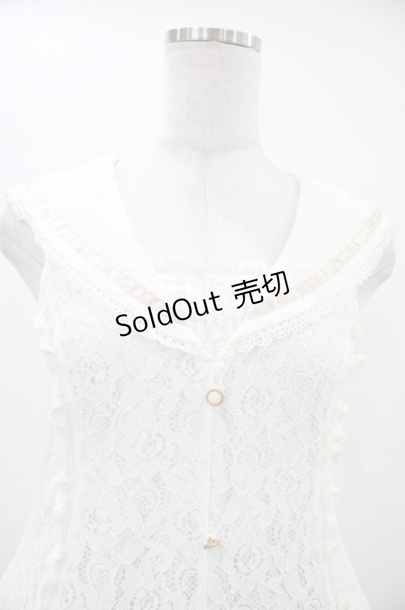 画像3: LIZ LISA / セーラー襟レースワンピース Free オフ H-26-03-15-1029-LO-OP-NS-ZH (3)