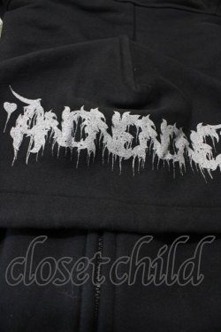 画像3: anonenone / プリントフードZIPパーカー  ブラック H-26-03-15-060-PU-TO-KB-ZH