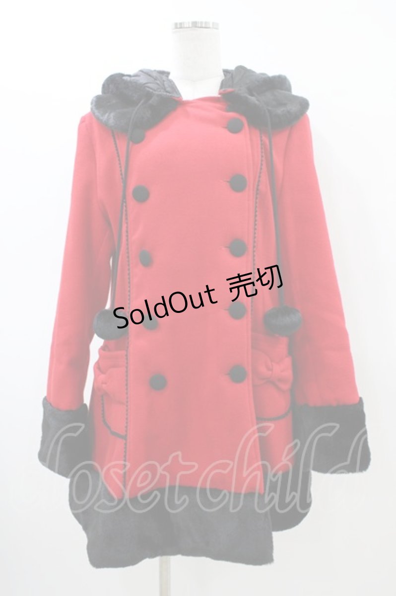 画像1: HELL BUNNY / Sarah Jane Coat L レッド H-26-03-15-061-PU-CO-KB-ZH (1)