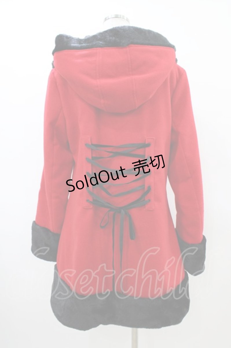 画像2: HELL BUNNY / Sarah Jane Coat L レッド H-26-03-15-061-PU-CO-KB-ZH (2)