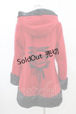 画像2: HELL BUNNY / Sarah Jane Coat L レッド H-26-03-15-061-PU-CO-KB-ZH
