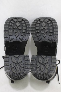 画像3: YOSUKE / 厚底ショートブーツ S ブラックジャガード H-26-03-15-001-PU-SH-KB-ZH