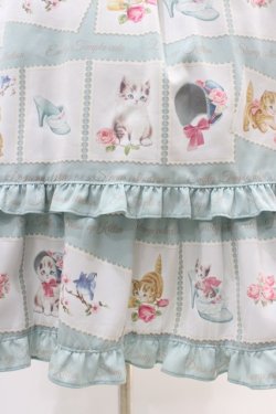 画像5: Emily Temple cute / Kitten Stamp Collectionロングワンピース  ミント H-26-03-15-016-ET-OP-KB-ZH